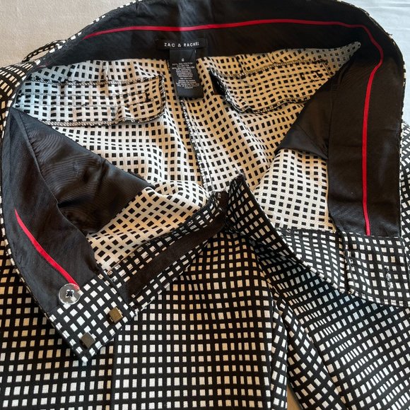 NWOT:Zac and Rachel:  Straight Leg Checkered Dress Pants - Picture 8 of 8